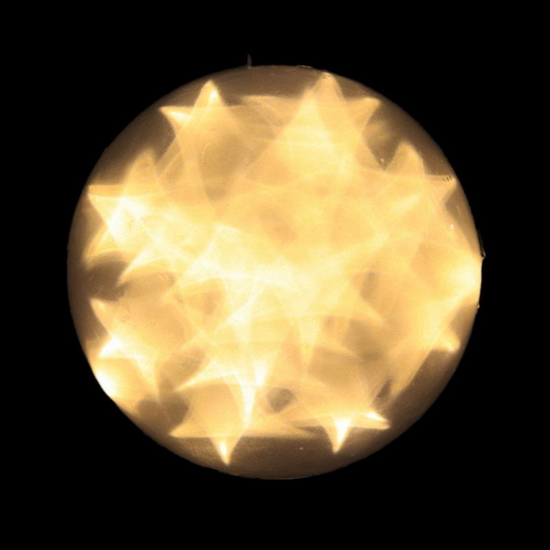 Christmas lights 6 \"Snowflake ball 20 LED white