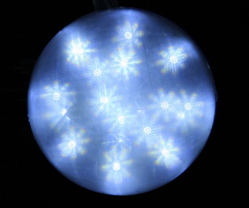 Christmas lights 6 \"Snowflake ball 20 LED white