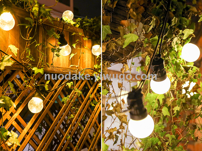 Low pressure 24V bulb string of 10 lights Outdoor Christmas lights festive decorative wedding garden lights string Low pressure 24V bulb string of 10 lights Outdoor Christmas lights festive decorative wedding garden lights string