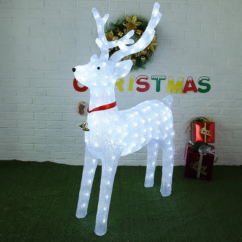 Household lights wiredrawing 3D deer animal model lights Christmas lights wholesale