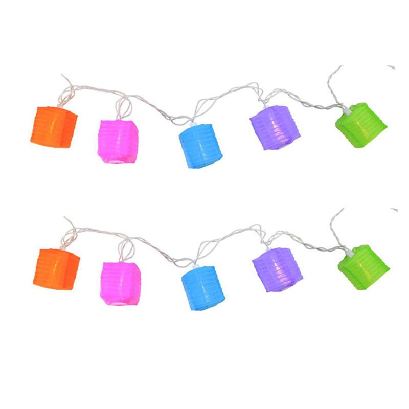 UL certified Spring/Summer Holiday Party Lights 10 lights colored rectangular lantern Holiday Lights Christmas lights UL certified Spring/Summer Holiday Party Lights 10 lights colored rectangular lantern Holiday Lights Christmas lights