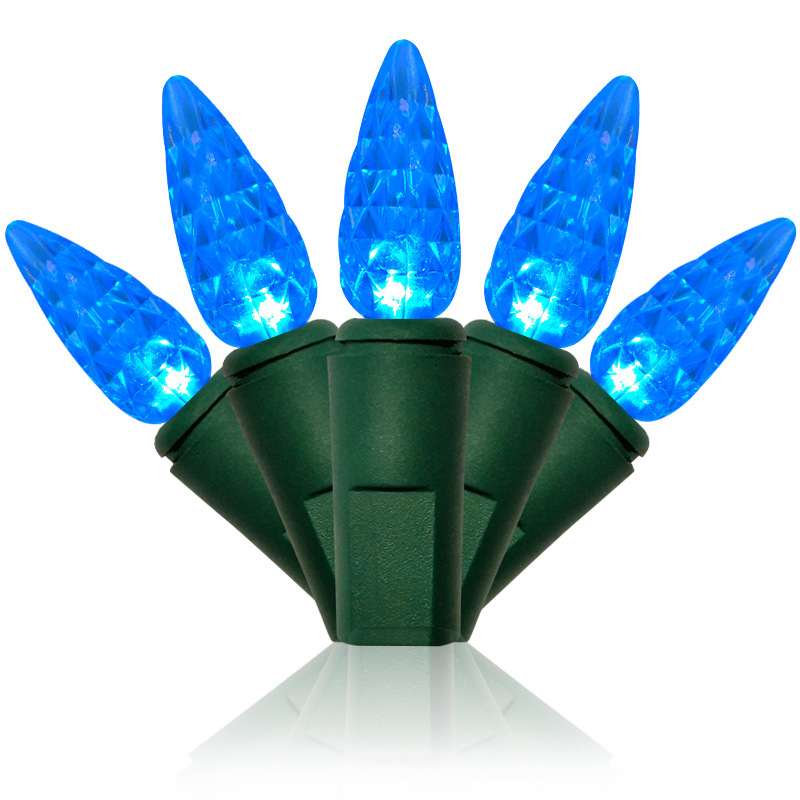 Standard UL certification cross border certificate 120VLEDC3 small strawberry Christmas Lights festive decorative lights