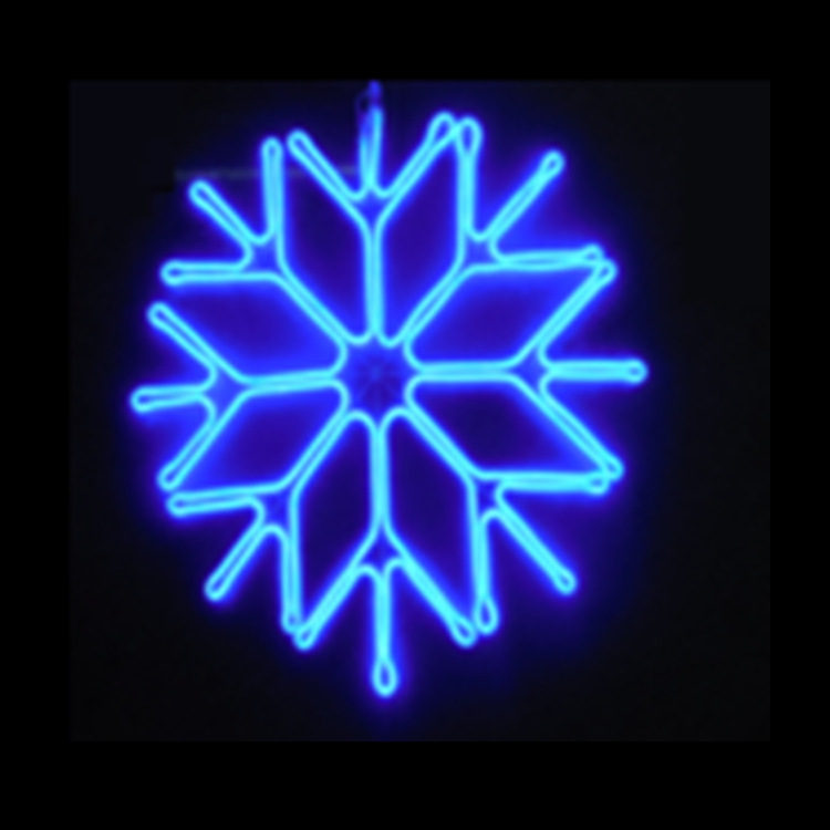 IP65 Christmas Lights decorative lights Snowflake LED neon tube modeling lights outdoor lighting LED tape