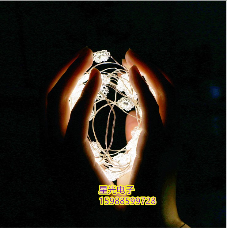 Snowflake Light String Popular LED Christmas Lights and Other Kinds of Pink Shapes