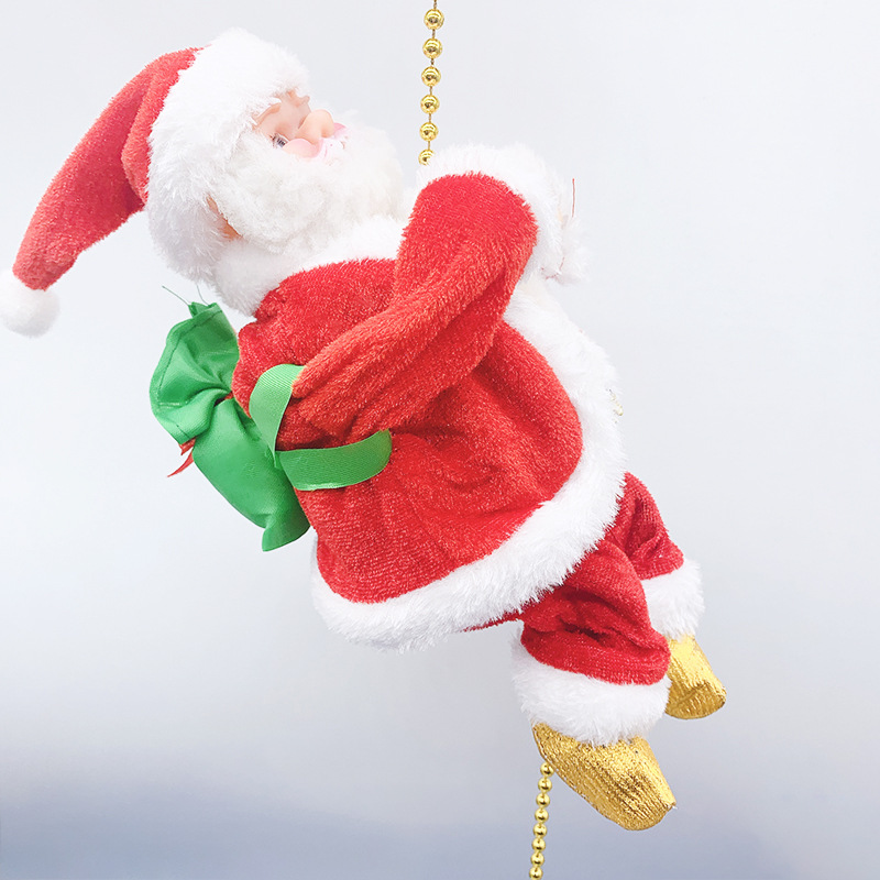 Creative Plush Santa Claus Doll Toy New Electric Santa Claus Mall Decorations