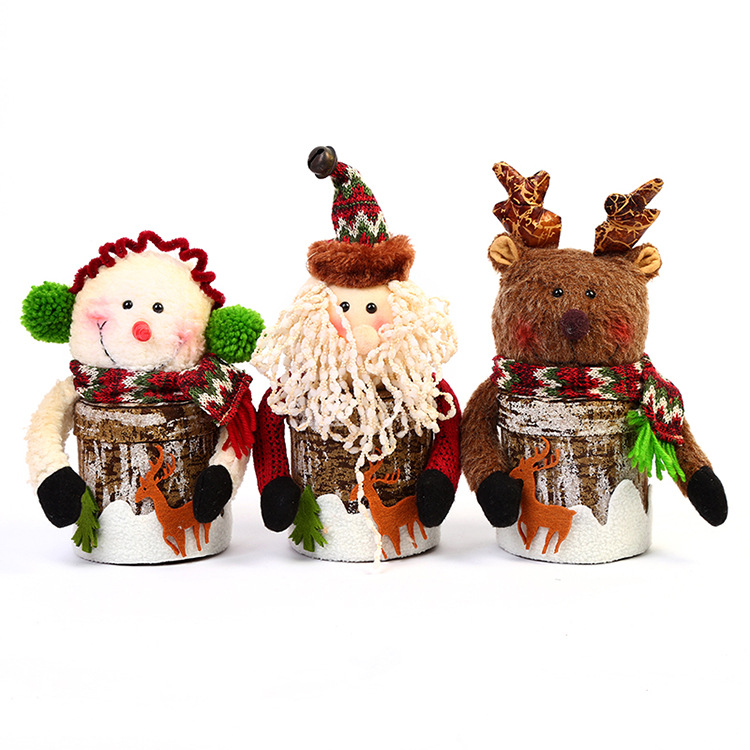 Christmas Apple Box Creative Gift Candy Packaging Box Christmas Supplies New Year Children Santa Claus Gift Box