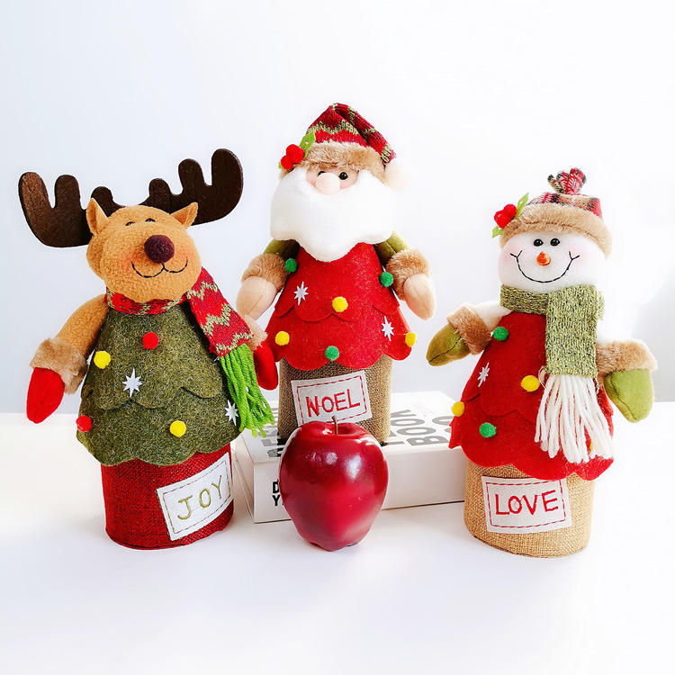 Christmas Apple Box Creative Gift Candy Packaging Box Christmas Supplies New Year Children Santa Claus Gift Box