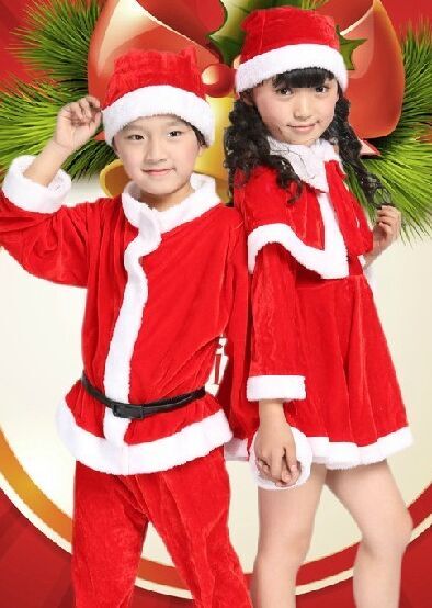 Christmas Cape Santa Claus girls and children in their children's lives