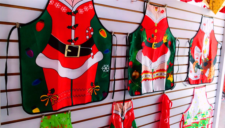 Christmas Tree Santa Claus Personality Wacky Novel Creative Sexy Female writing