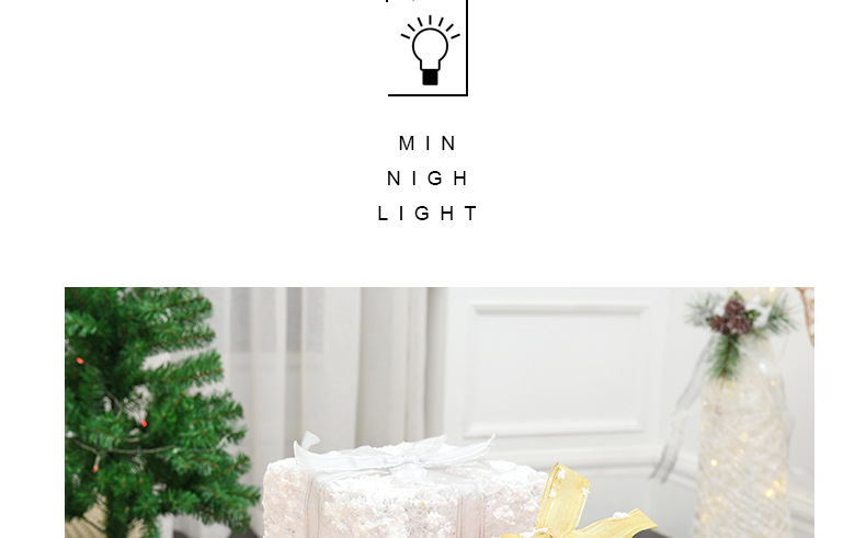 XM-6115 Gift Bag Three-Piece Brushed Christmas Decorations Led Night Light Christmas Craftwork XM-6115 Gift Bag Three-Piece Brushed Christmas Decorations Led Night Light Christmas Craftwork
