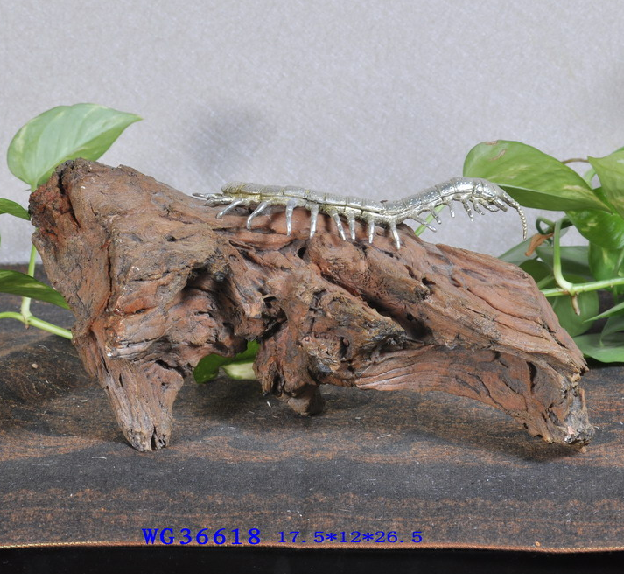 The new Chinese foreign millipede wood resin crafts wood ornaments