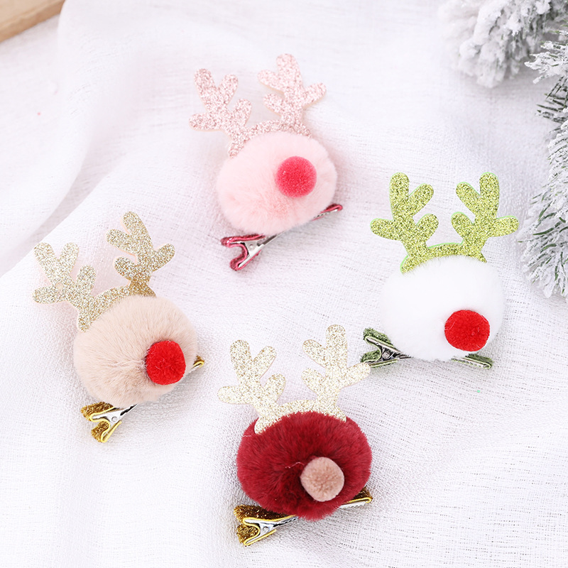 Decoration Dress up Cute Deer Horn Headband Headband Hairpin Old Children Adult Headdress Head Buckle Christmas Hat