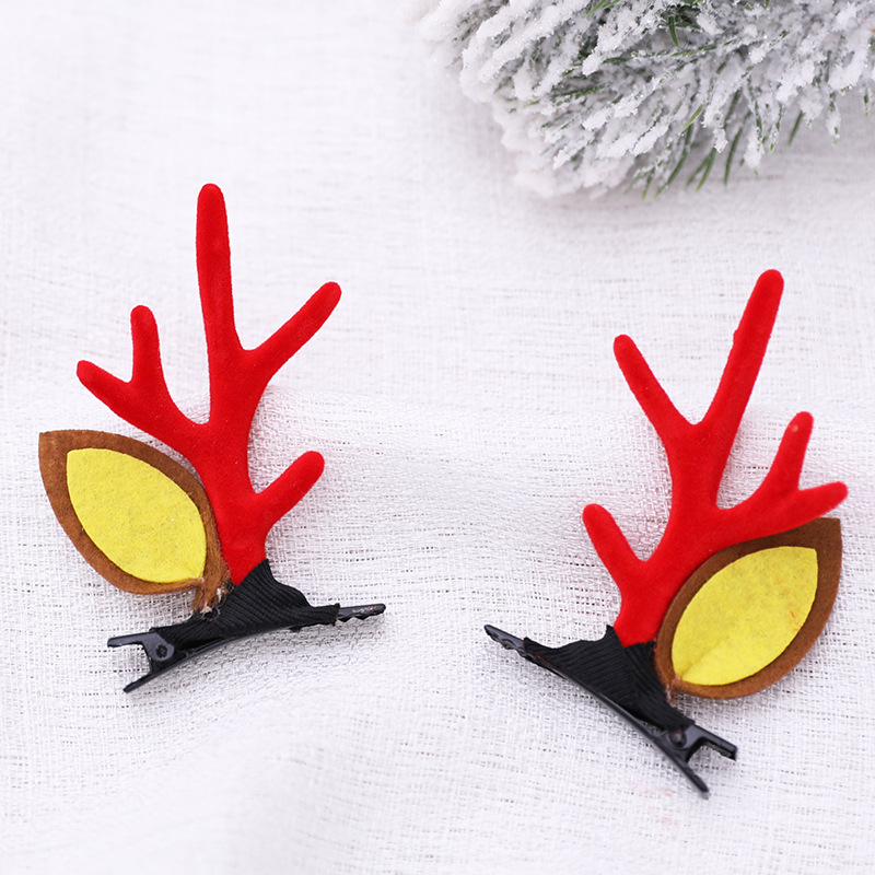 Decoration Dress up Cute Deer Horn Headband Headband Hairpin Old Children Adult Headdress Head Buckle Christmas Hat