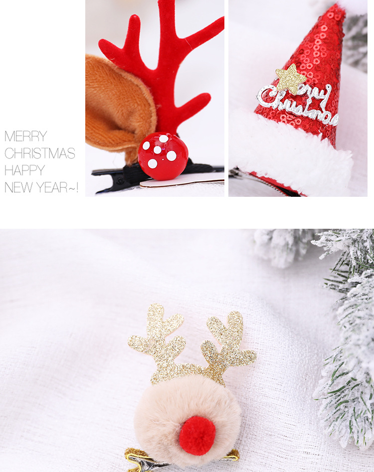 Decoration Dress up Cute Deer Horn Headband Headband Hairpin Old Children Adult Headdress Head Buckle Christmas Hat Decoration Dress up Cute Deer Horn Headband Headband Hairpin Old Children Adult Headdress Head Buckle Christmas Hat