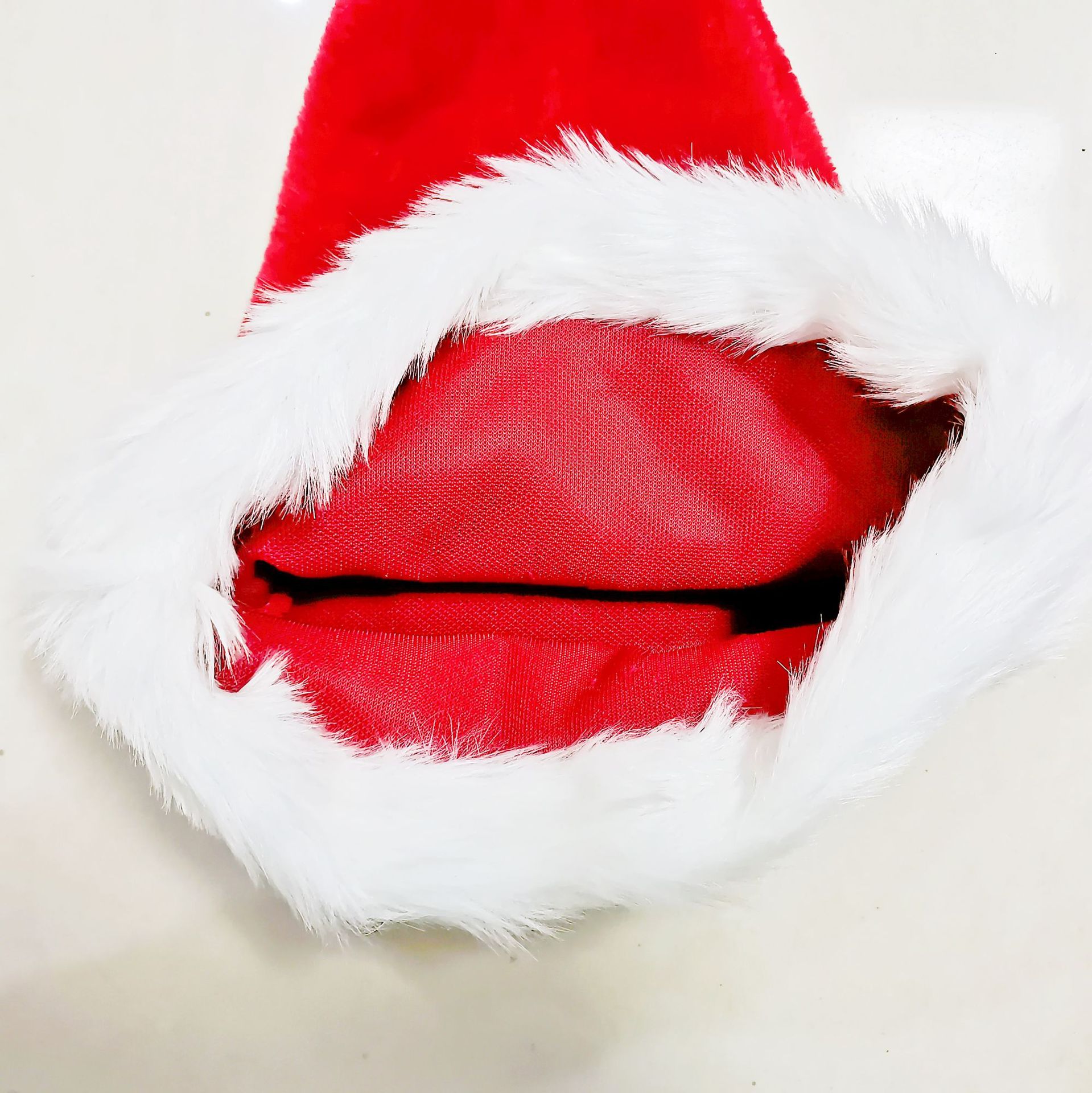 HighEnd Long Velvet Red Christmas Hat Thicken and Enlarged Foreign Trade Christmas HotSelling Decorations HighEnd Long Velvet Red Christmas Hat Thicken and Enlarged Foreign Trade Christmas HotSelling Decorations