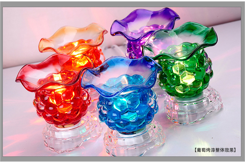 Hot promotions creative gifts Lacquered glass grape dimming aromatherapy Nightlight crystal Crafts Hot promotions creative gifts Lacquered glass grape dimming aromatherapy Nightlight crystal Crafts
