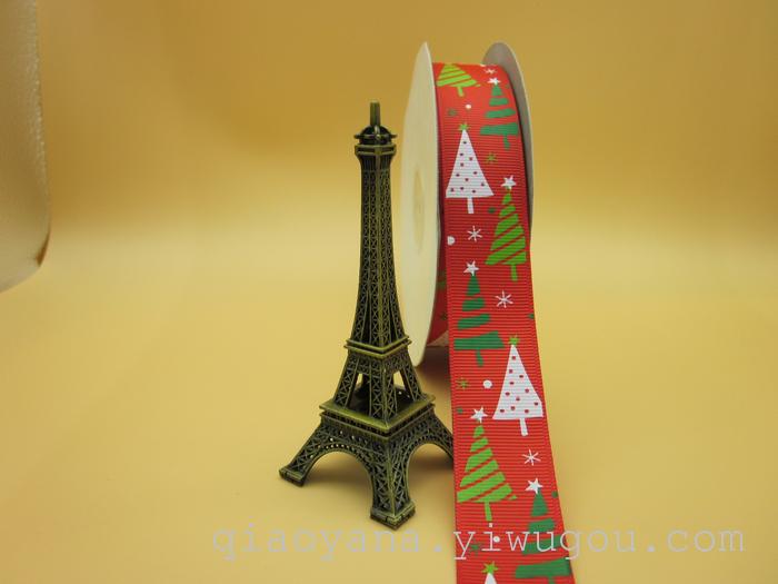 Factory Direct Sales Ribbon Printing Christmas Hat Printing Ribbon 2.5cm Ribbed Band Printing Christmas Snowflake Bell Factory Direct Sales Ribbon Printing Christmas Hat Printing Ribbon 2.5cm Ribbed Band Printing Christmas Snowflake Bell