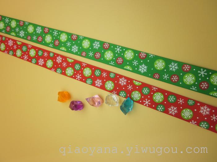 Factory Direct Sales Ribbon Printing Christmas Hat Printing Ribbon 2.5cm Ribbed Band Printing Christmas Snowflake Bell Factory Direct Sales Ribbon Printing Christmas Hat Printing Ribbon 2.5cm Ribbed Band Printing Christmas Snowflake Bell