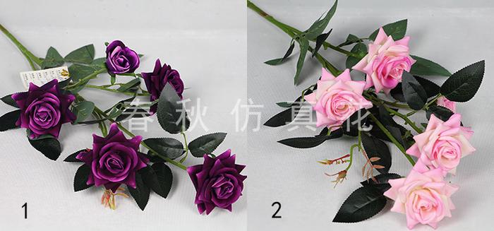 Artificial flower fleece small angle rose the rose home decor artificial flower corsage Artificial flower fleece small angle rose the rose home decor artificial flower corsage