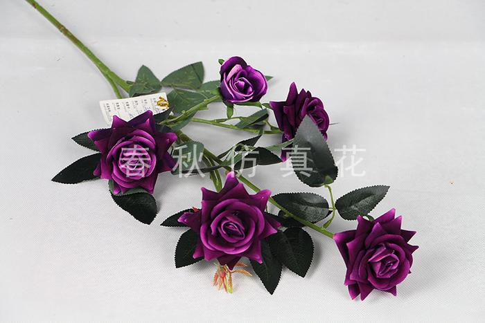 Artificial flower fleece small angle rose the rose home decor artificial flower corsage Artificial flower fleece small angle rose the rose home decor artificial flower corsage