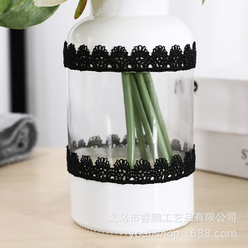 Glass Hydroponics Nordic Style Artificial Flower Creative Home Gardening Ornaments Fashion Trend Transparent Vase Glass Hydroponics Nordic Style Artificial Flower Creative Home Gardening Ornaments Fashion Trend Transparent Vase