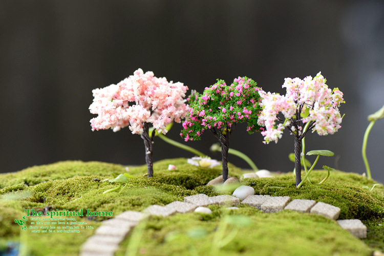 Micro Landscape Ornaments Emulation Christmas Tree Artificial Flower Cherry Blossom Succulent Accessories Material Zakka Ornaments and Accessories Micro Landscape Ornaments Emulation Christmas Tree Artificial Flower Cherry Blossom Succulent Accessories Material Zakka Ornaments and Accessories