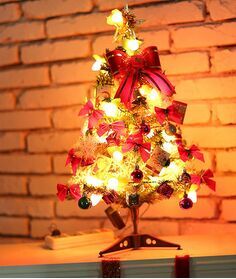 Lights 60cm Christmas tree set Christmas gifts for children or window display