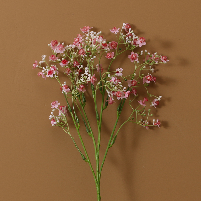 Artificial Starry Sky Bridal Wedding Decorative Hand Bouquet Pu Soft Rubber Hand Feeling Five-Fork Starry Sky Artificial Flower Artificial Starry Sky Bridal Wedding Decorative Hand Bouquet Pu Soft Rubber Hand Feeling Five-Fork Starry Sky Artificial Flower