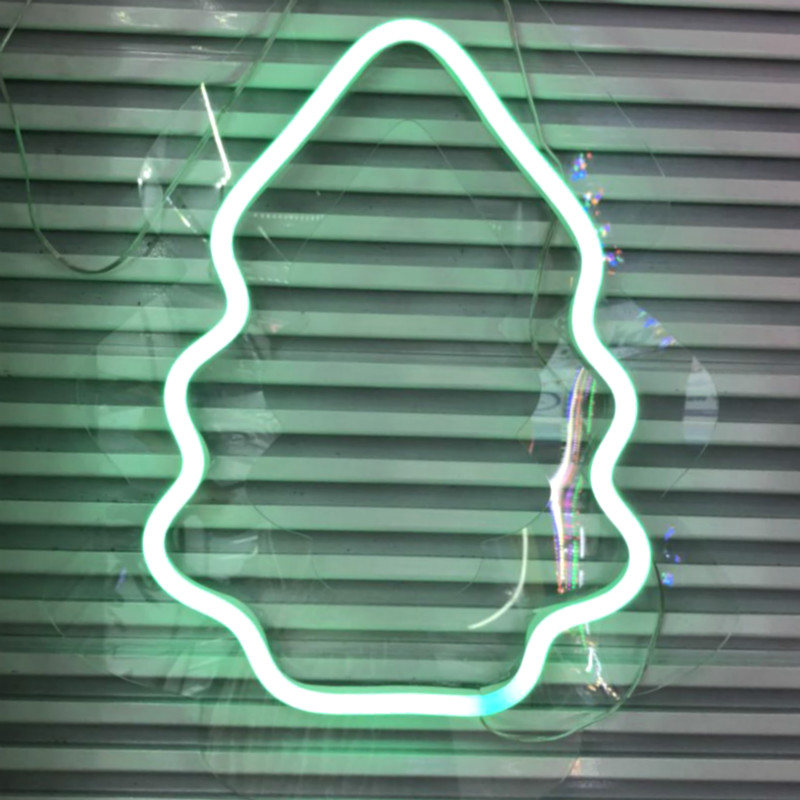 High pressure 110V220v low pressure 12V neon lights Christmas gifts decorative elk Christmas tree bicycle