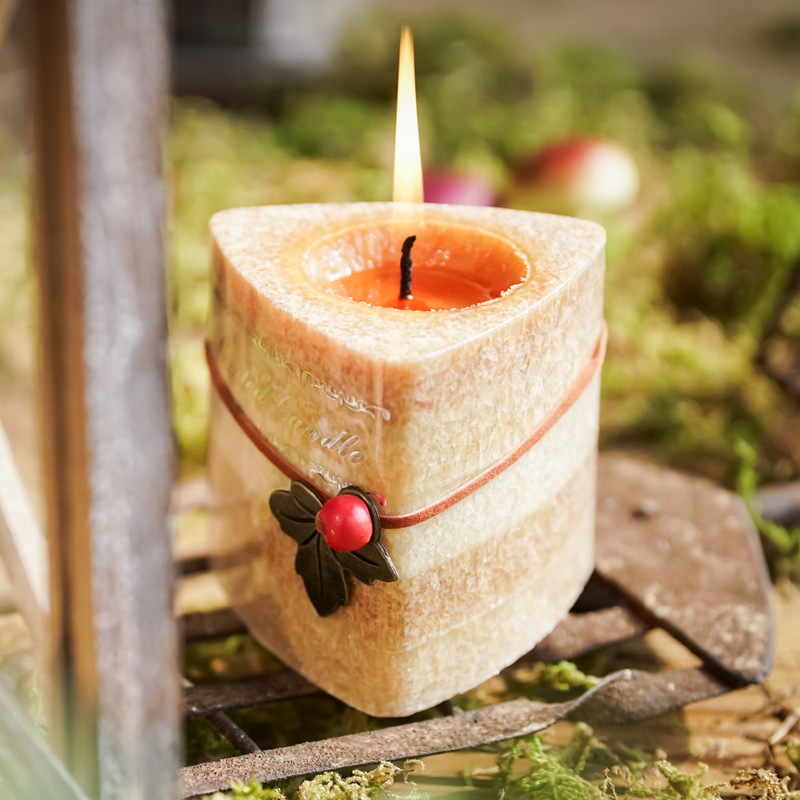 Factory Direct Sales Scented Candle Triangle Flower Shape Romantic Candlelight Dinner Birthday Wedding Gift Smokeless Candles