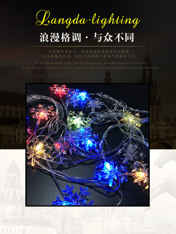 Manufacturers direct Christmas decoration gifts LED snow lights Christmas tree decorative lighting strip Manufacturers direct Christmas decoration gifts LED snow lights Christmas tree decorative lighting strip