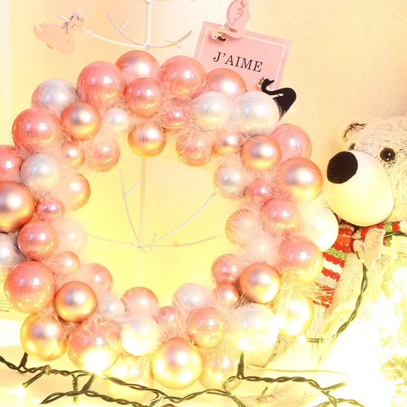 Yinghao Christmas Ball Badminton Ring Christmas Decoration Holiday Activities Home Decoration Ornaments 