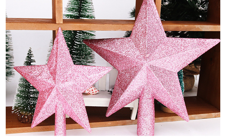 Celt Christmas Decorative Christmas Tree Top Star 101520cm Pink Christmas Tree Top FivePointed Star Celt Christmas Decorative Christmas Tree Top Star 101520cm Pink Christmas Tree Top FivePointed Star