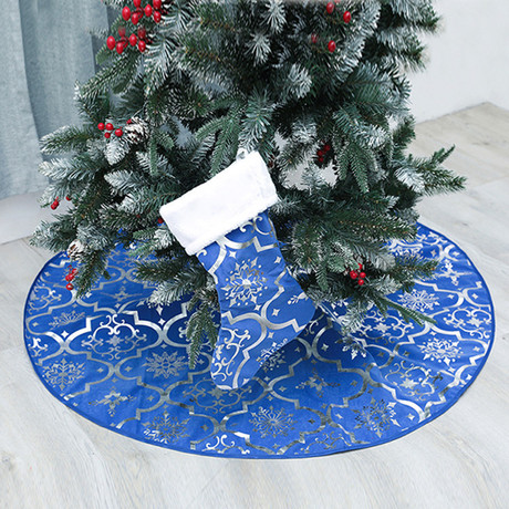 New cross border Christmas tree dress Christmas tree decoration Christmas tree skirt tree bottom apron Christmas tree skirt