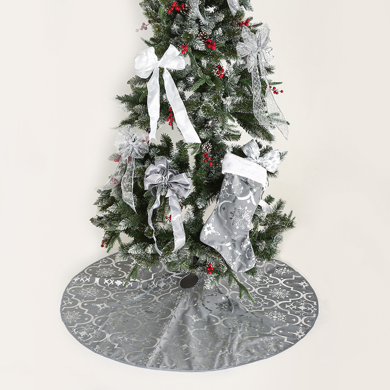 New cross border Christmas tree dress Christmas tree decoration Christmas tree skirt tree bottom apron Christmas tree skirt