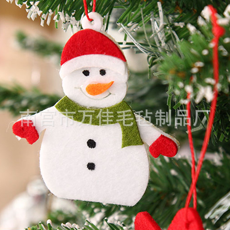 Special Felt Christmas Tree Children's Handmade Puzzle DIY Felt Cloth Christmas Tree Christmas Decoration Pendant