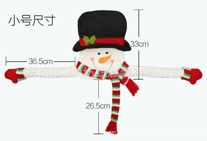 2021 Christmas Tree Top Star Elderly Snowman Decorations Christmas Supplies Felt Christmas Tree Hat Hanging Decorations