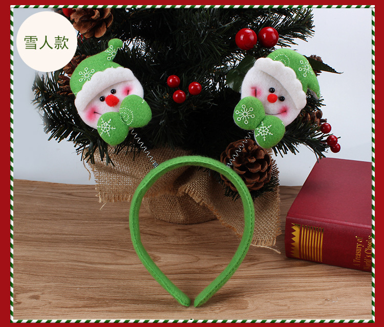 Christmas Decorations Christmas Gifts Christmas Head Buckle Santa's Headband Antlers Head Buckle Holiday Party Dress up