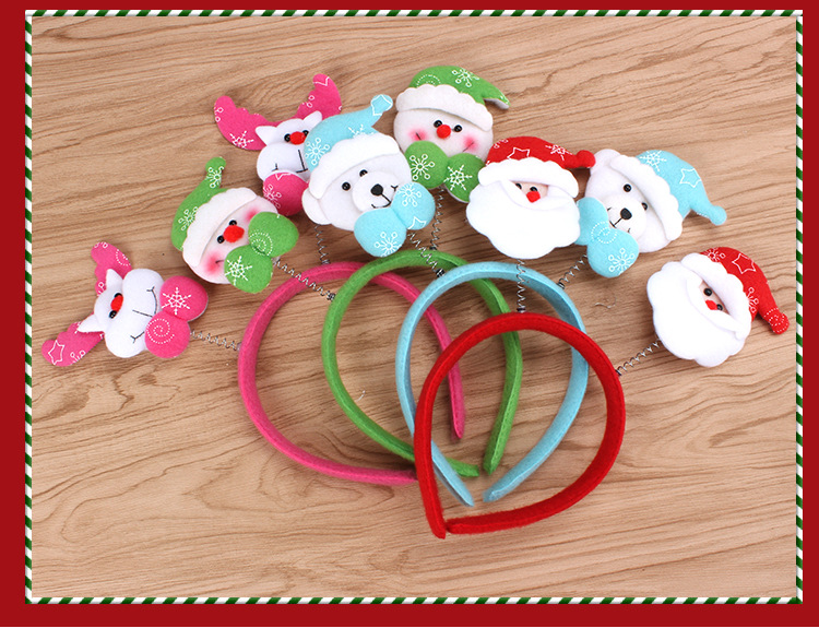Christmas Decorations Christmas Gifts Christmas Head Buckle Santa's Headband Antlers Head Buckle Holiday Party Dress up