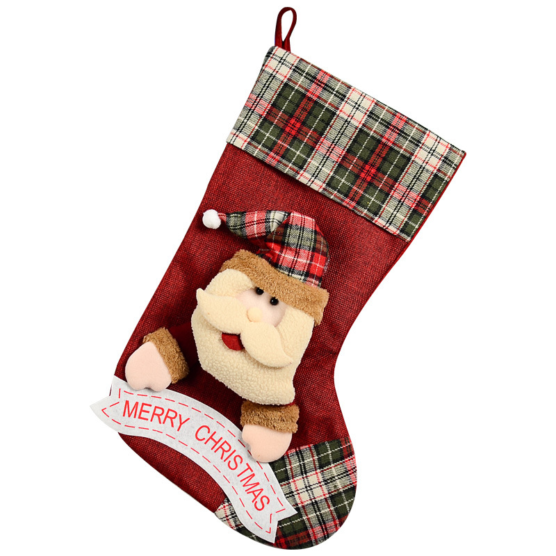 Christmas Gift Adult and Children Gift Socks Hanging Decoration Dress up Party Atmosphere Christmas Decoration Christmas Stockings