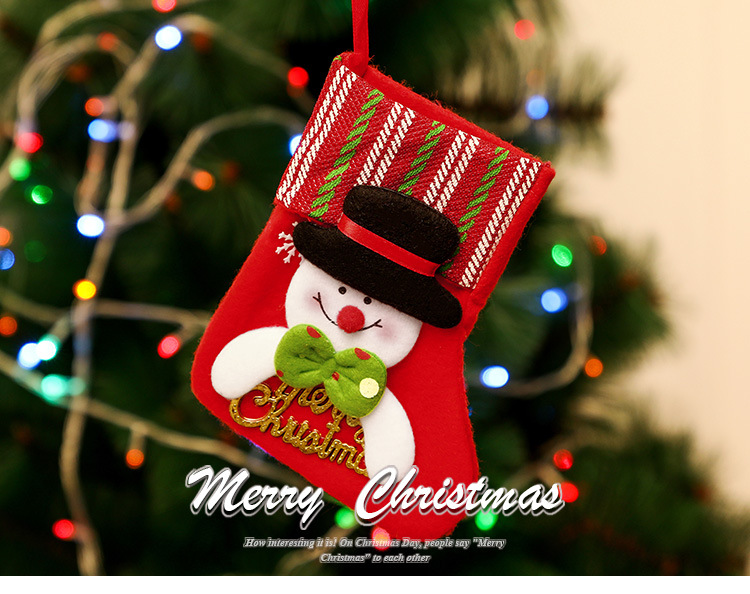 Christmas Gift Adult and Children Gift Socks Hanging Decoration Dress up Party Atmosphere Christmas Decoration Christmas Stockings