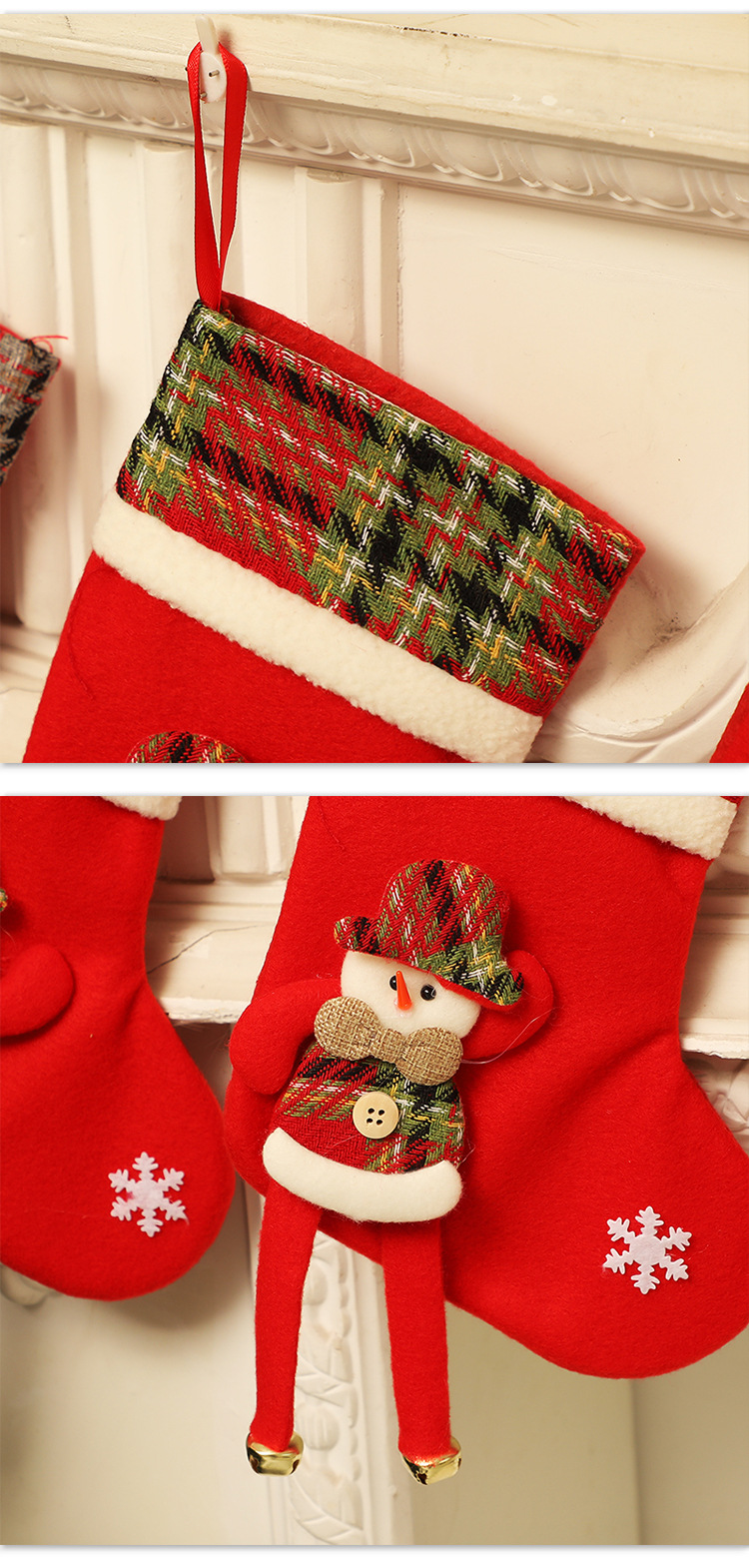 Christmas Gift Adult and Children Gift Socks Hanging Decoration Dress up Party Atmosphere Christmas Decoration Christmas Stockings