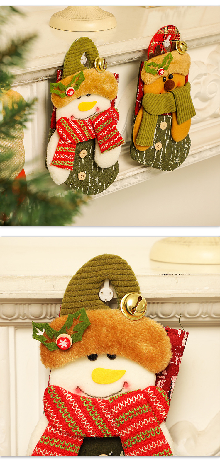 Christmas Gift Adult and Children Gift Socks Hanging Decoration Dress up Party Atmosphere Christmas Decoration Christmas Stockings