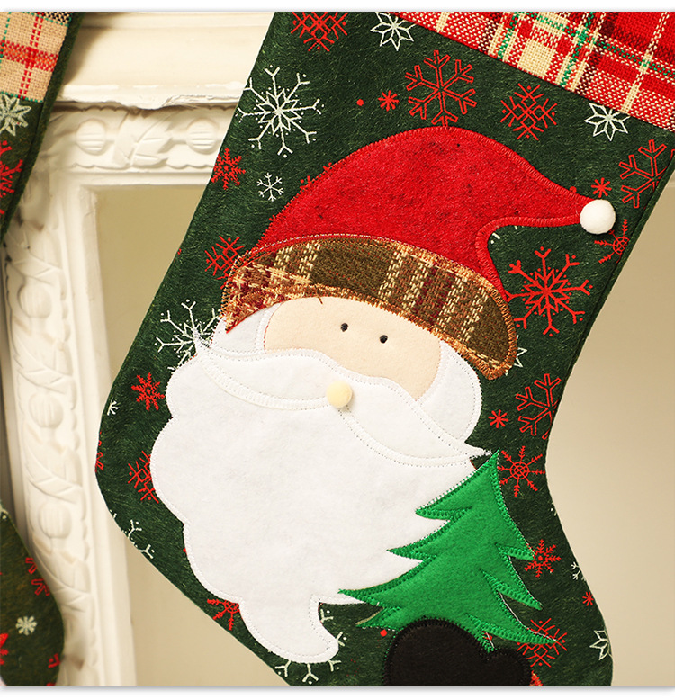 Christmas Gift Adult and Children Gift Socks Hanging Decoration Dress up Party Atmosphere Christmas Decoration Christmas Stockings