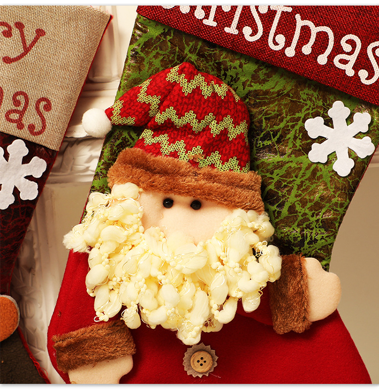 Christmas Gift Adult and Children Gift Socks Hanging Decoration Dress up Party Atmosphere Christmas Decoration Christmas Stockings