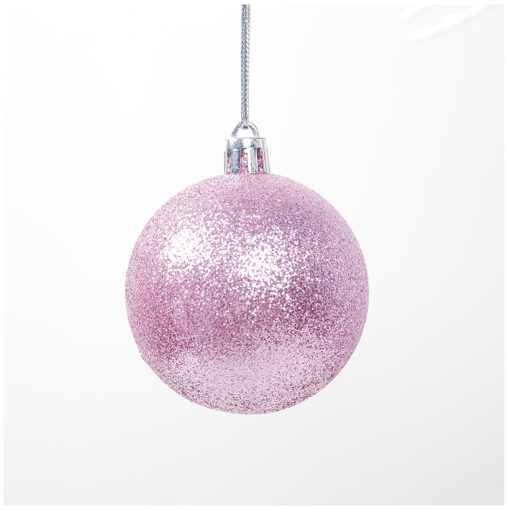 Christmas Tree Popular Pendant Christmas Supplies Gift Decoration Color Ball 6cm12 Boxed PVC Christmas Display Ball