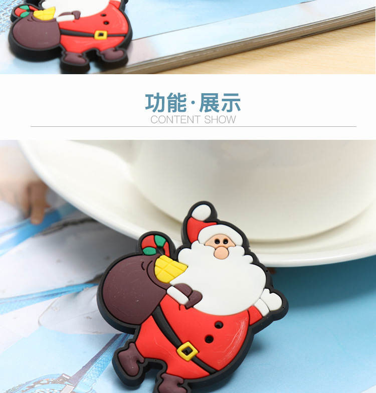 Factory Direct Sales Environmental Magnet Creative Resin Refrigerator Magnet Christmas Tree Deer Magnetic Sticker Customizable Logo Factory Direct Sales Environmental Magnet Creative Resin Refrigerator Magnet Christmas Tree Deer Magnetic Sticker Customizable Logo