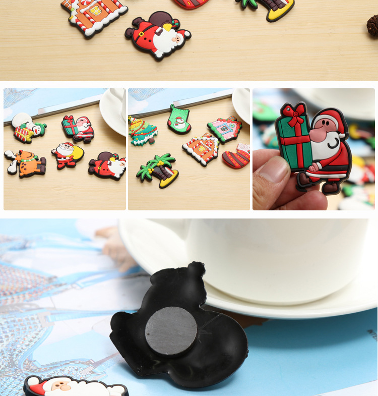 Factory Direct Sales Environmental Magnet Creative Resin Refrigerator Magnet Christmas Tree Deer Magnetic Sticker Customizable Logo Factory Direct Sales Environmental Magnet Creative Resin Refrigerator Magnet Christmas Tree Deer Magnetic Sticker Customizable Logo