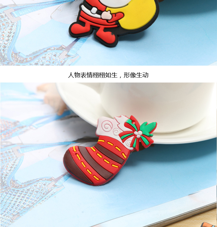 Factory Direct Sales Environmental Magnet Creative Resin Refrigerator Magnet Christmas Tree Deer Magnetic Sticker Customizable Logo Factory Direct Sales Environmental Magnet Creative Resin Refrigerator Magnet Christmas Tree Deer Magnetic Sticker Customizable Logo