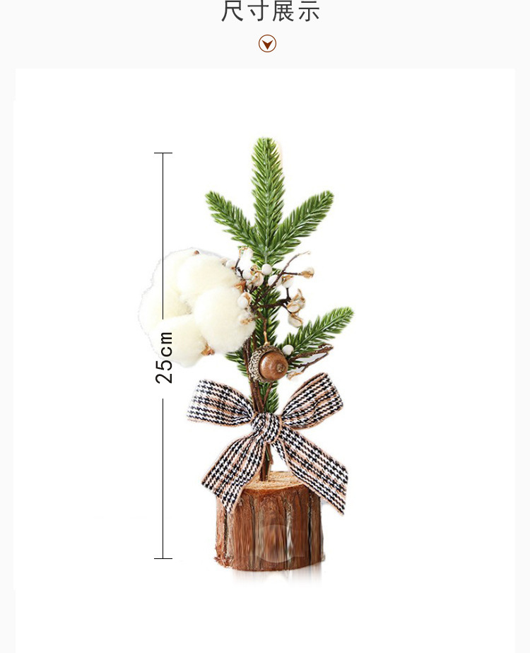 christmas tree 25cm Christmas Decorations Desktop Window Mini Christmas Tree Decoration Potted Festival Scene Decorative